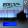 NOx Formation in Methane Combustion with Excess Air CFD Simulation Using Partially Premixed Combustion, ANSYS Fluent Training