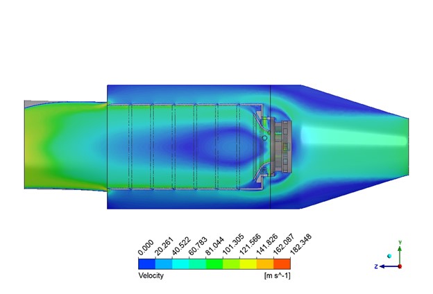 Furthermore, the temperature contour in Figure 4 shows exactly where the combustion is happening. We can see a V-shaped flame front with a peak temperature of approximately 2100 K. This high-temperature region is located right at the edge of the Central Recirculation Zone. This confirms that the CRZ is directly responsible for stabilizing the flame. The intense mixing caused by the swirling flow ensures that the fuel burns completely, which is why the temperature is so high. This direct connection between the swirling fluid dynamics and the resulting temperature field is a major achievement of this Non-premixed Combustion in Swirl Burner CFD simulation, demonstrating how we can accurately predict and analyze the performance of complex combustion systems.