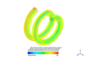 image of Helical Heat Exchanger CFD Simulation: ANSYS Fluent Heat Transfer Tutorial