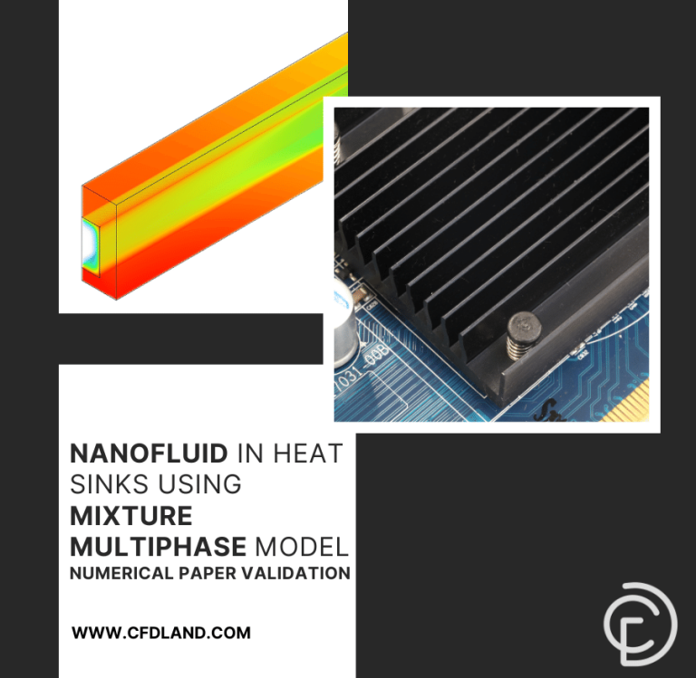 Nanofluid in Heat Sinks Using Mixture Multiphase Model CFD Simulation, Numerical Paper Validation