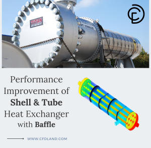 Performance Improvement of Shell & Tube Heat Exchanger with Baffle CFD Simulation, ANSYS Fluent Training
