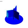 Plate-shaped Vertical Axis Wind Turbine CFD Simulation, ANSYS Fluent Training