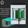 Plate-shaped Vertical Axis Wind Turbine CFD Simulation, ANSYS Fluent Training