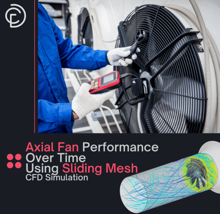 Axial Fan Performance Over Time Using Sliding Mesh CFD Simulation, ANSYS Fluent Training