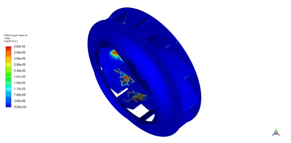 Erosion In Centrifugal Fan CFD Simulation, ANSYS Fluent Training