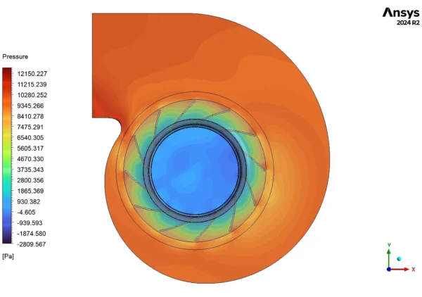 Erosion In Centrifugal Fan CFD Simulation, ANSYS Fluent Training