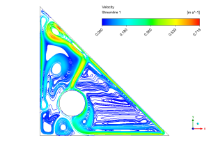 Radiation In Triangular Cavity With Variable Emissivity CFD Simulation, ANSYS Fluent Training