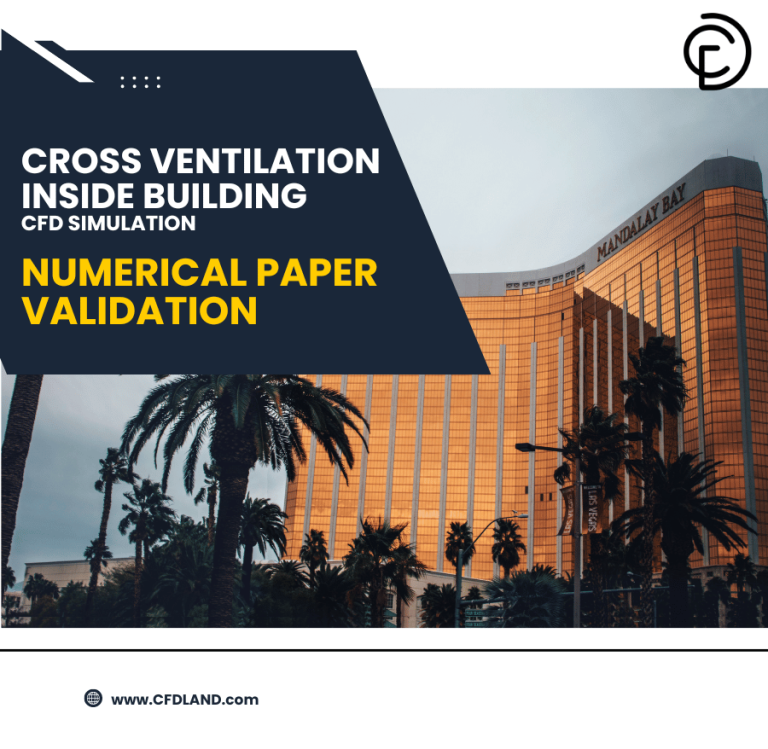 Cross Ventilation Inside Building CFD Simulation, Numerical Paper Validation