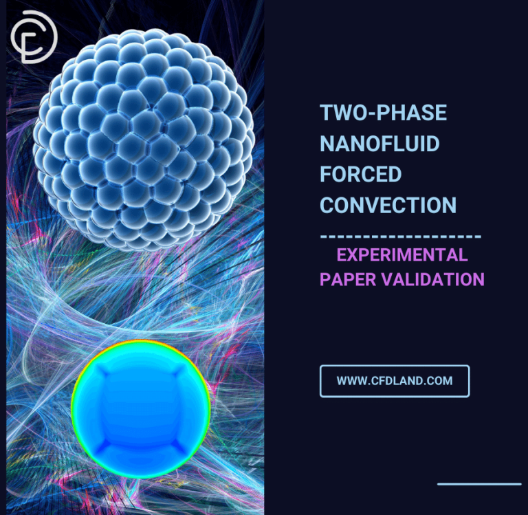 Two-phase Nanofluid Forced Convection CFD Simulation, Experimental Paper Validation