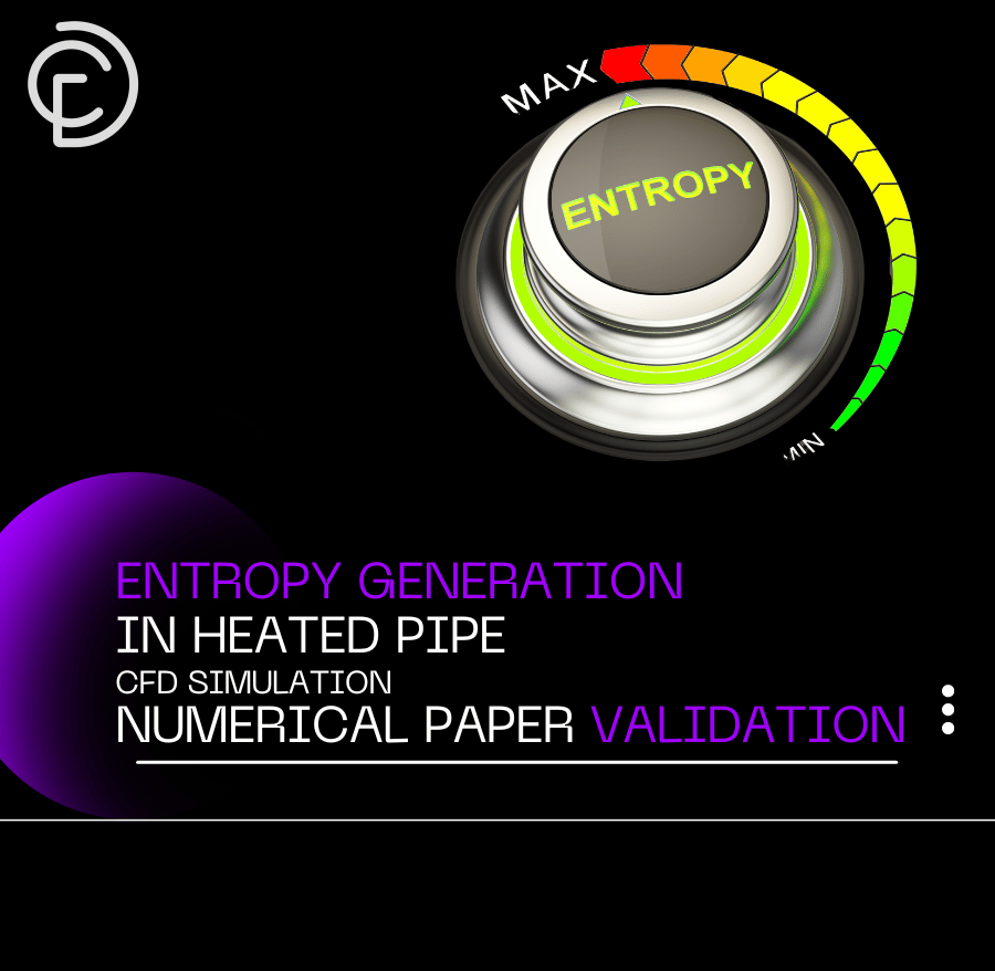 Entropy Generation In Heated Pipe CFD Simulation, Numerical Paper Validation