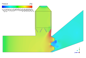 Forney Diverter Damper CFD Simulation, ANSYS Fluent Training