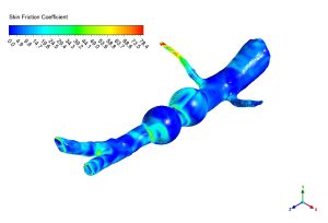 Blood Pulse Flow In Aneurysm CFD Simulation, ANSYS Fluent Training