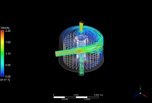 Bubble Tracking In Arterial Line Filters CFD Simulation, ANSYS Fluent Training