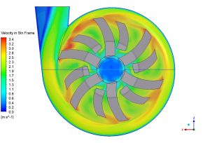 Centrifugal Left Ventricular Assist Device (LVAD) CFD Simulation, ANSYS Fluent Training