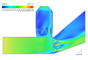 Forney Diverter Damper CFD Simulation, ANSYS Fluent Training