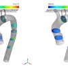Effect Of Fat Deposition on Aorta Flow CFD Simulation, ANSYS Fluent Training