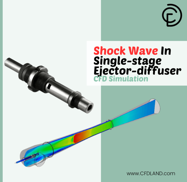 Shock Wave In Single-stage Ejector-diffuser (SSED) CFD Simulation