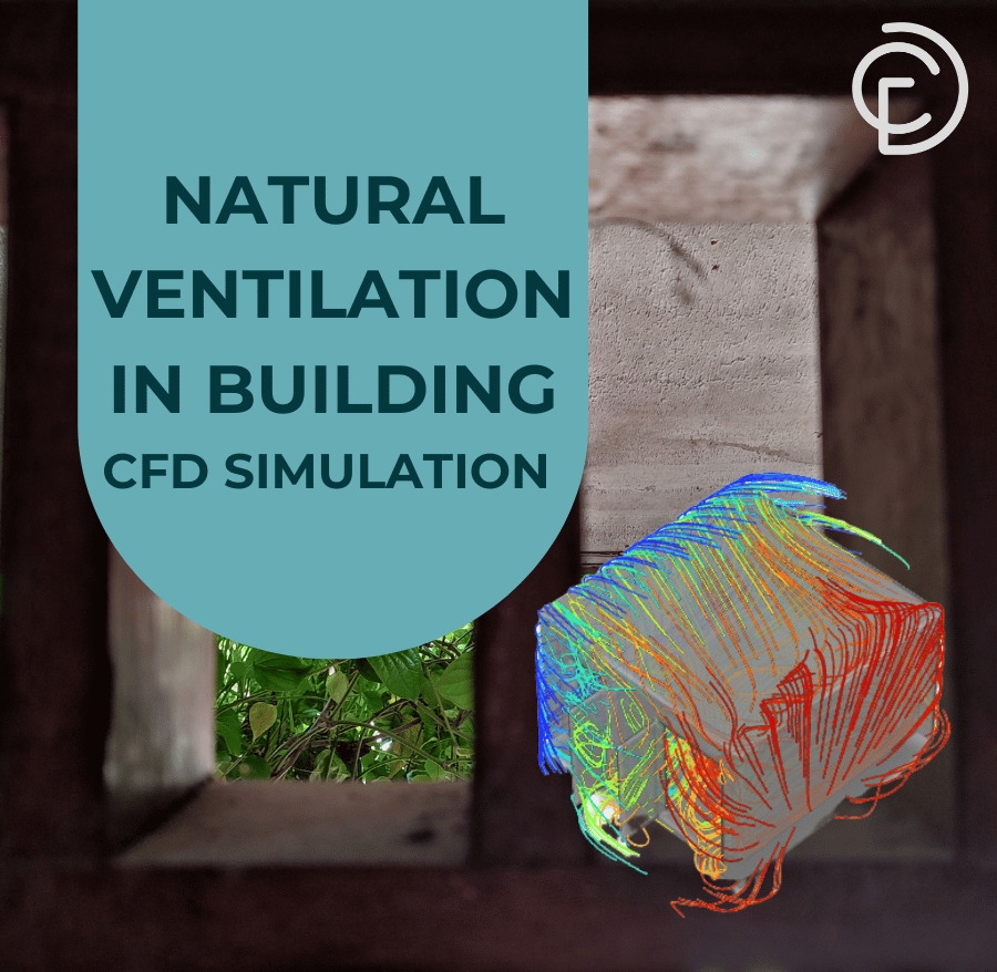 Natural Ventilation In Building CFD Simulation, ANSYS Fluent Training