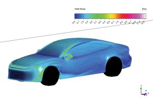 Flow Around a Vehicle Aerodynamics CFD Simulation, ANSYS Fluent Training