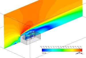 Ventilation Of Courtyard Building CFD Simulation, ANSYS Fluent Trainng