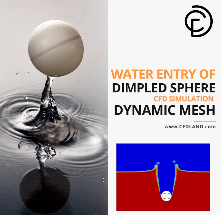 Water Entry of Dimpled Sphere CFD Simulation - Dynamic Mesh, ANSYS Fluent Training