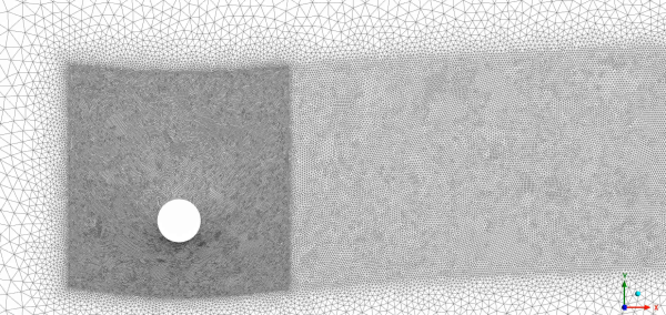 Mesh adaption by Dynamic mesh in vibrating cylinder CFD Simulation