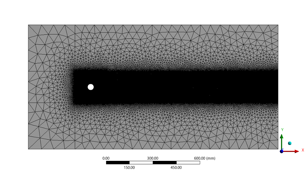 Vortex Induced By Cylinder Vibration (Dynamic Mesh) CFD Simulation