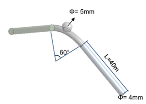 3D model of a Saccular Brain Aneurysm for CFD simulation