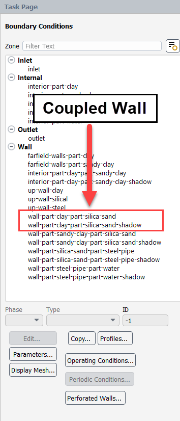 Coupled wall boundary condition