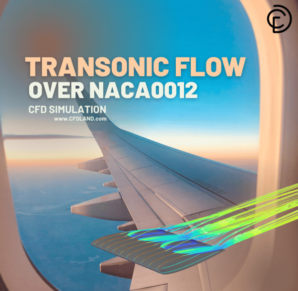 Transonic (Compressible) Flow Over 3D NACA0012 CFD Simulation | ANSYS Fluent Tutorial