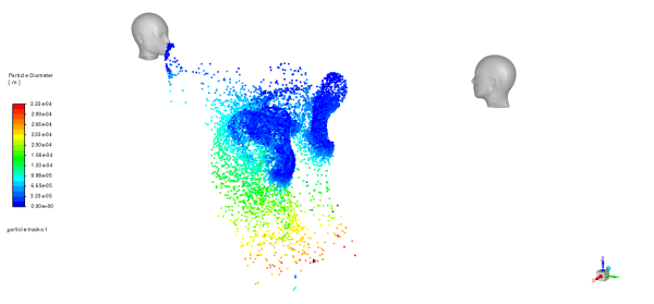 Coronavirus CFD Simulation