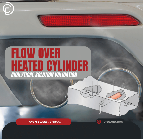 Flow Over a Heated Cylinder CFD Simulation | Analytical Solution Validation