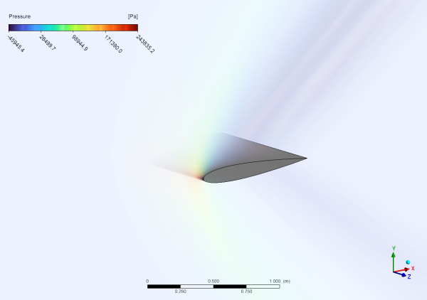 Shock Wave In Supersonic Flow CFD Simulation | ANSYS Fluent Tutorial