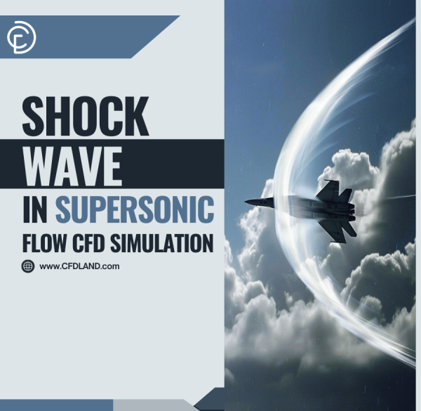 Shock Wave In Supersonic Flow CFD Simulation | ANSYS Fluent Tutorial