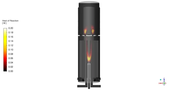 Heat-recirculating Combustor with Multiple Injectors CFD Simulation - ANSYS Fluent Tutorial