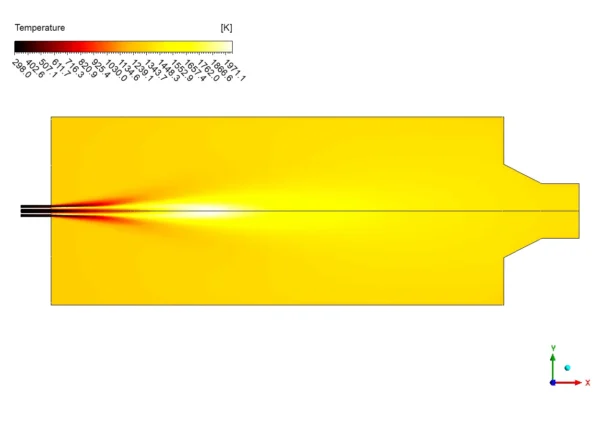 Hydrogen-enriched Methane MILD Combustion CFD Simulation | ANSYS Fluent Tutorial