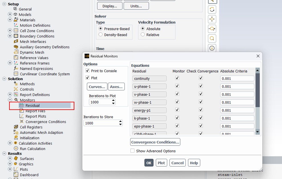 ANSYS Fluent Convergence