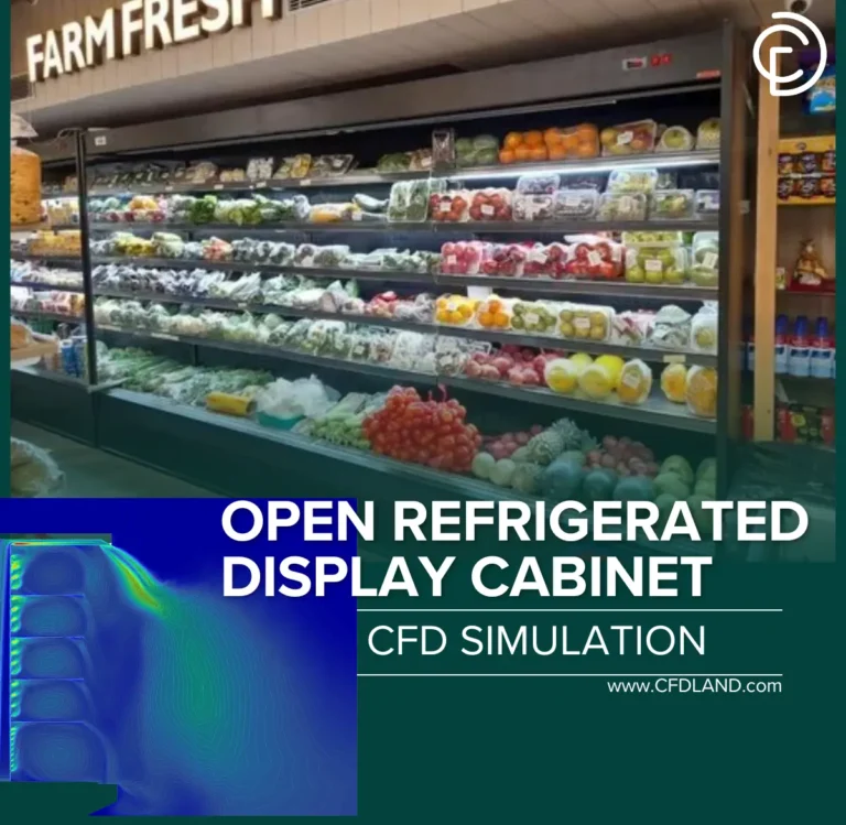 Open Refrigerated Display Cabinet CFD Simulation - ANSYS Fluent Tutorial
