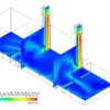 Building Ventilation Using Windcatcher Considering RH & Radiation - ANSYS Fluent Tutorial