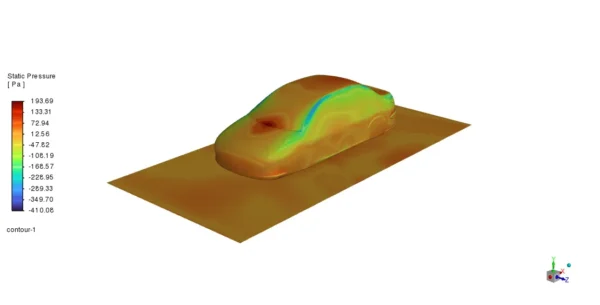 Automotive Paint Curing CFD Simulation Using S2S Radiation - ANSYS Fluent Tutorial