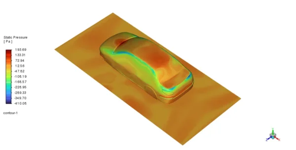 Automotive Paint Curing CFD Simulation Using S2S Radiation - ANSYS Fluent Tutorial