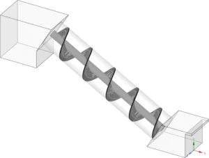 Geometry model of Archimedes Screw