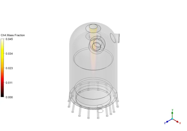 Combustion with Water Cooling CFD Simulation - ANSYS Fluent Tutorial