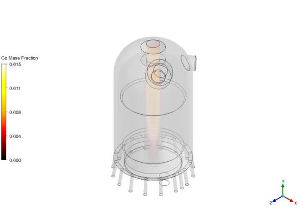Combustion with Water Cooling CFD Simulation - ANSYS Fluent Tutorial