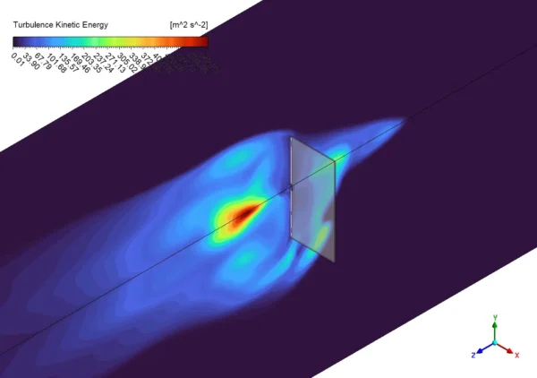 Hole Plate in Wind Tunnel CFD Simulation - ANSYS Fluent Tutorial