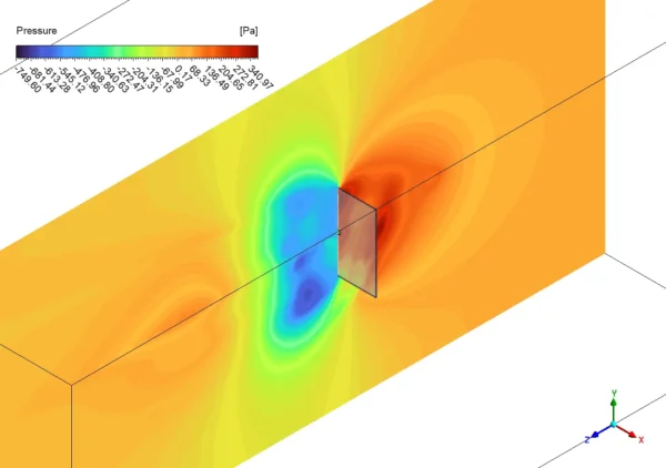 Hole Plate in Wind Tunnel CFD Simulation - ANSYS Fluent Tutorial