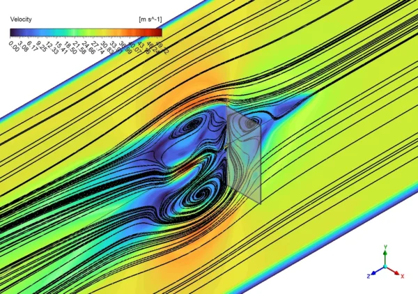 Hole Plate in Wind Tunnel CFD Simulation - ANSYS Fluent Tutorial