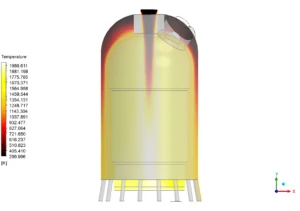 Combustion with Water Cooling CFD Simulation - ANSYS Fluent Tutorial