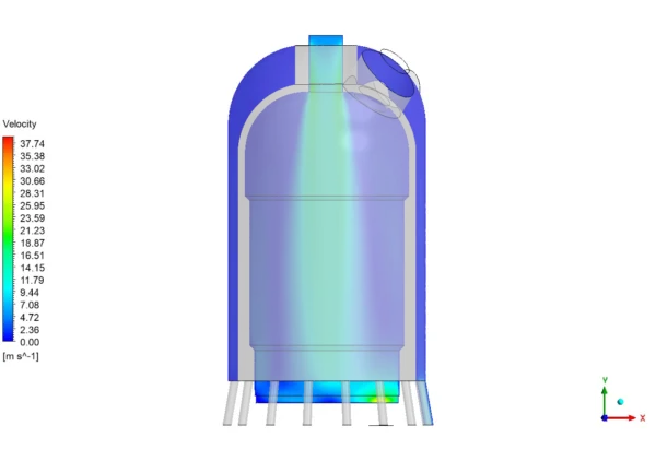Combustion with Water Cooling CFD Simulation - ANSYS Fluent Tutorial