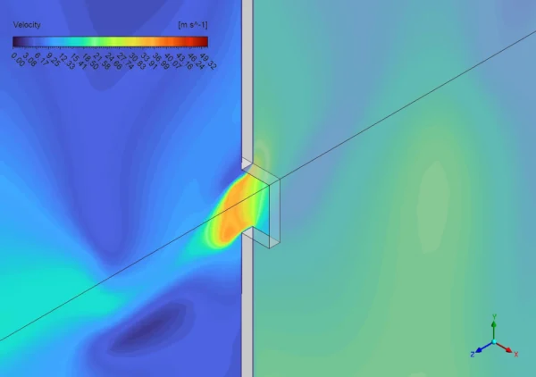 Hole Plate in Wind Tunnel CFD Simulation - ANSYS Fluent Tutorial